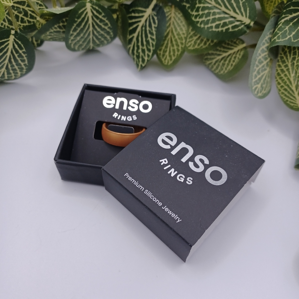 Enso Gold Silicone Ring